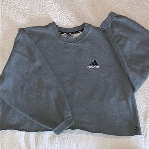 Vintage Adidas Cropped Sweatshirt